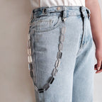 Cold style metal blade trouser chain