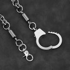 Simple handcuffs screw nut pants chain