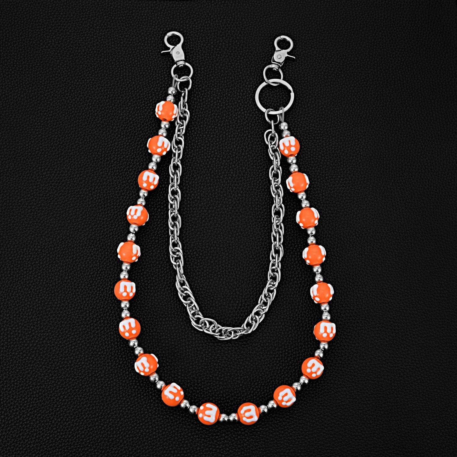 M&M double metal long trouser chain