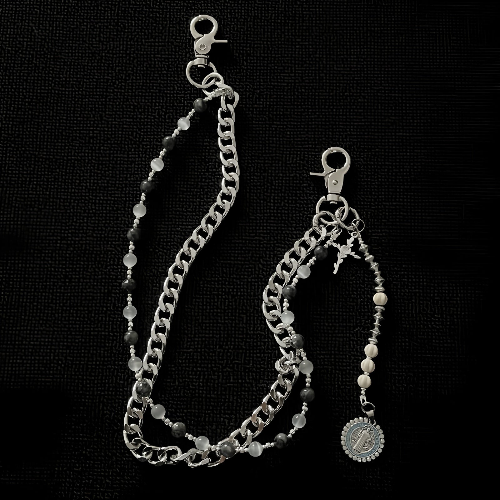 Handmade Beaded Cuban Trouser Chain