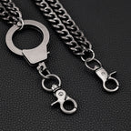 Cool handcuffs double chain pants chain