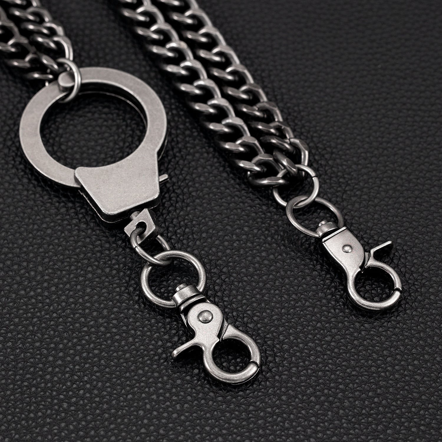 Cool handcuffs double chain pants chain