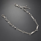 New spiked retro street pants chain