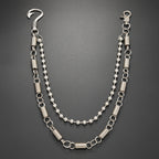 Metal spring accessory trouser chain