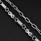 Double spring motorcycle chain pants chain