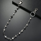 Metal dice pants chain
