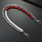 Original handmade beaded pant chain