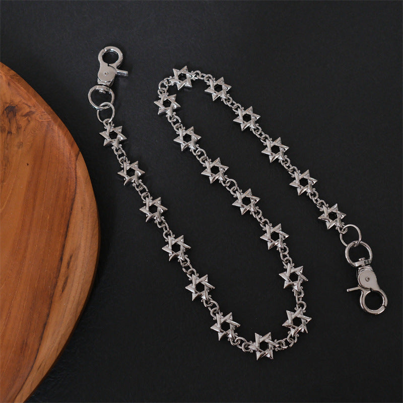 Original personalized five-pointed star waist chain