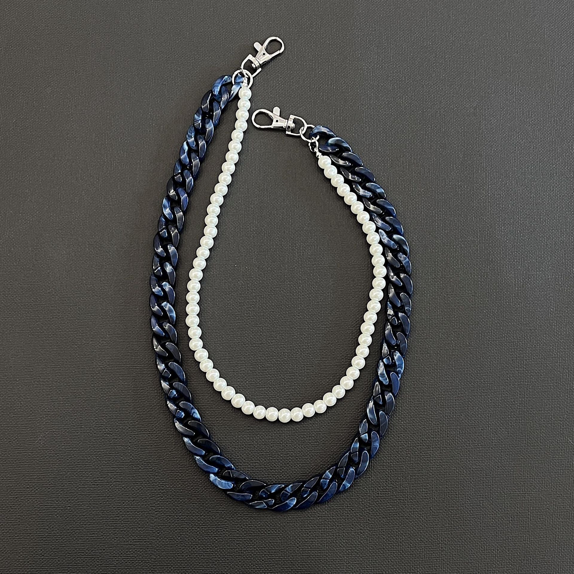 Double chain original street thick pants chain