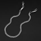 Single layer fishtail buckle trouser chain