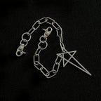 Five-pointed star patchwork trouser chain