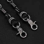Dark spring trendy trouser chain