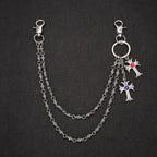 Double cross jeans chain