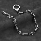Simple handcuffs screw nut pants chain