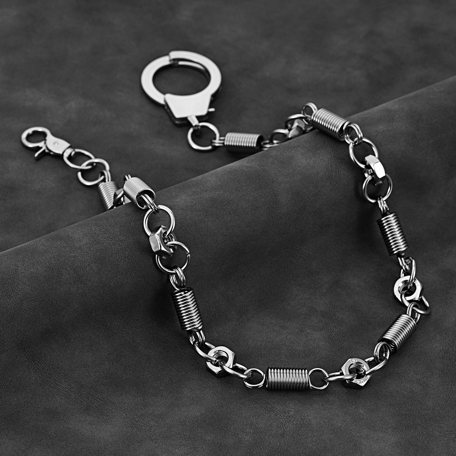 Simple handcuffs screw nut pants chain