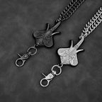 Double chain thick chain elephant pants chain
