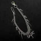 European and American chain mail rivet pants chain