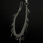 European and American chain mail rivet pants chain