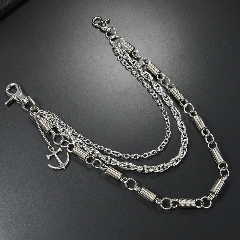 Three-layer boat-tow personalized waist chain
