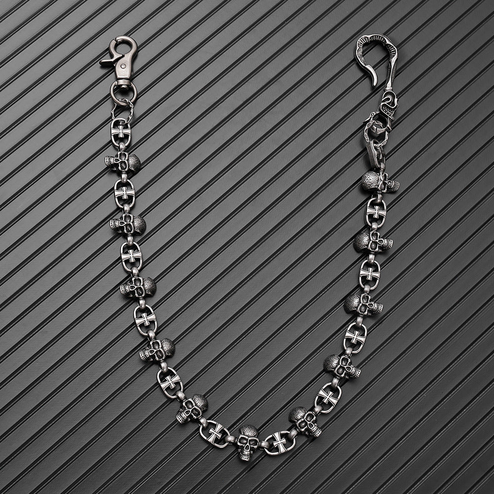 Vintage skull trouser chain Halloween trouser chain