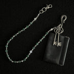 Green Chalcedony Beaded Necklace with Pants Cover