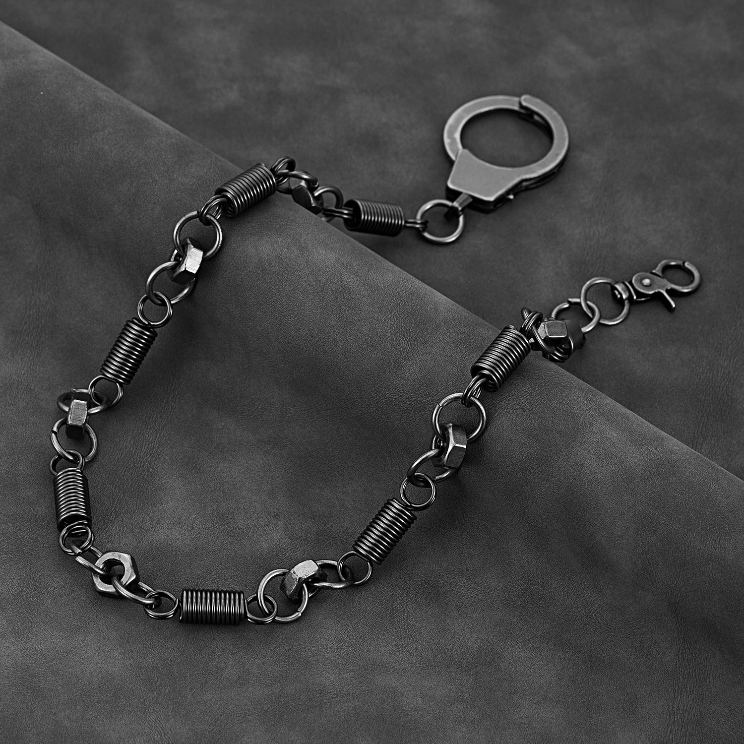 Simple handcuffs screw nut pants chain