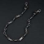 Dark spring trendy trouser chain