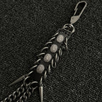 Personalized spiked trouser chain