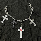 Element Cross Pendant Pants Chain