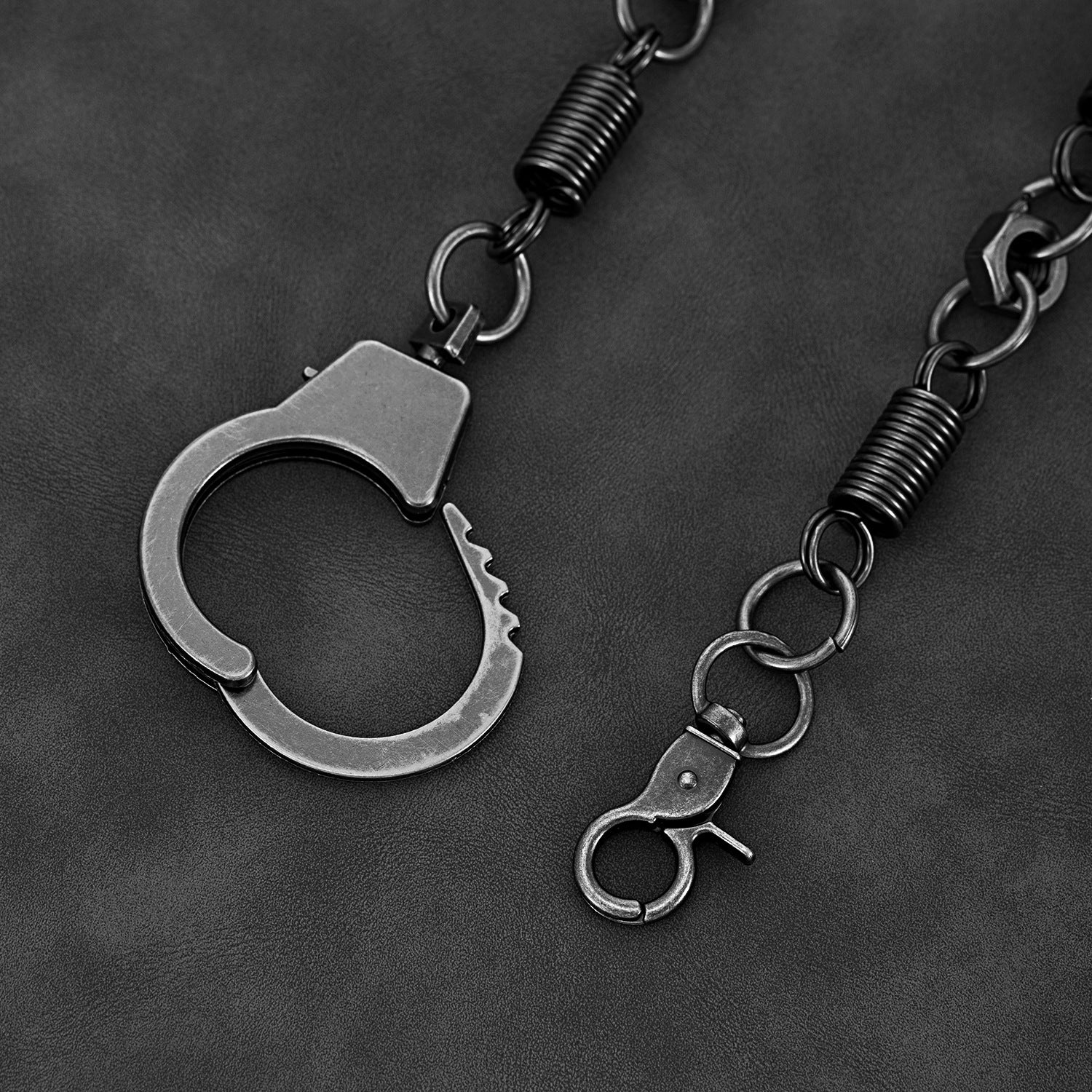 Simple handcuffs screw nut pants chain