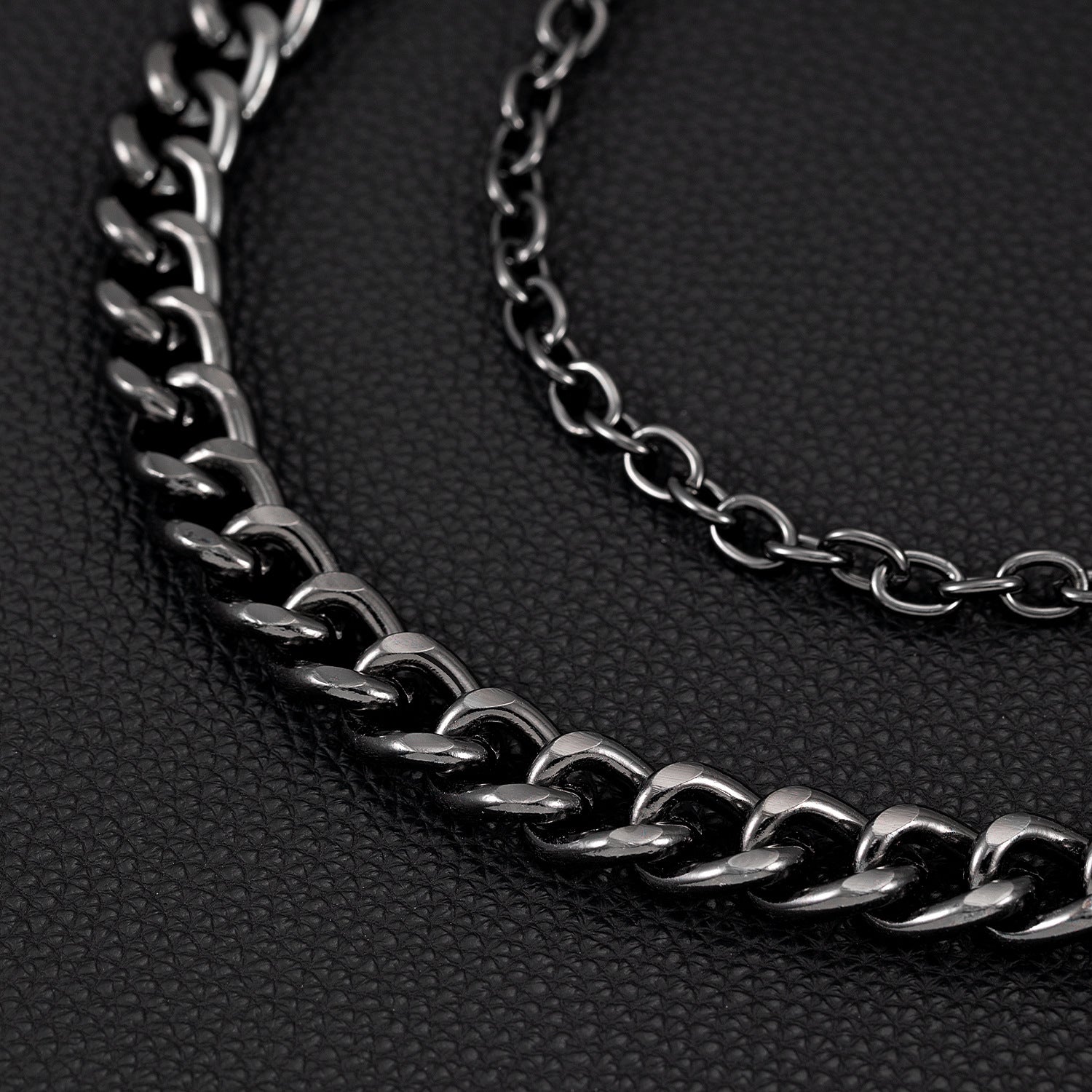 Cowhide Eagle Melon Thick Double-Layer Pants Chain