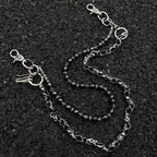 Retro style high-end denim waist chain