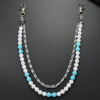Original Fashion Turquoise Bead Pants Chain