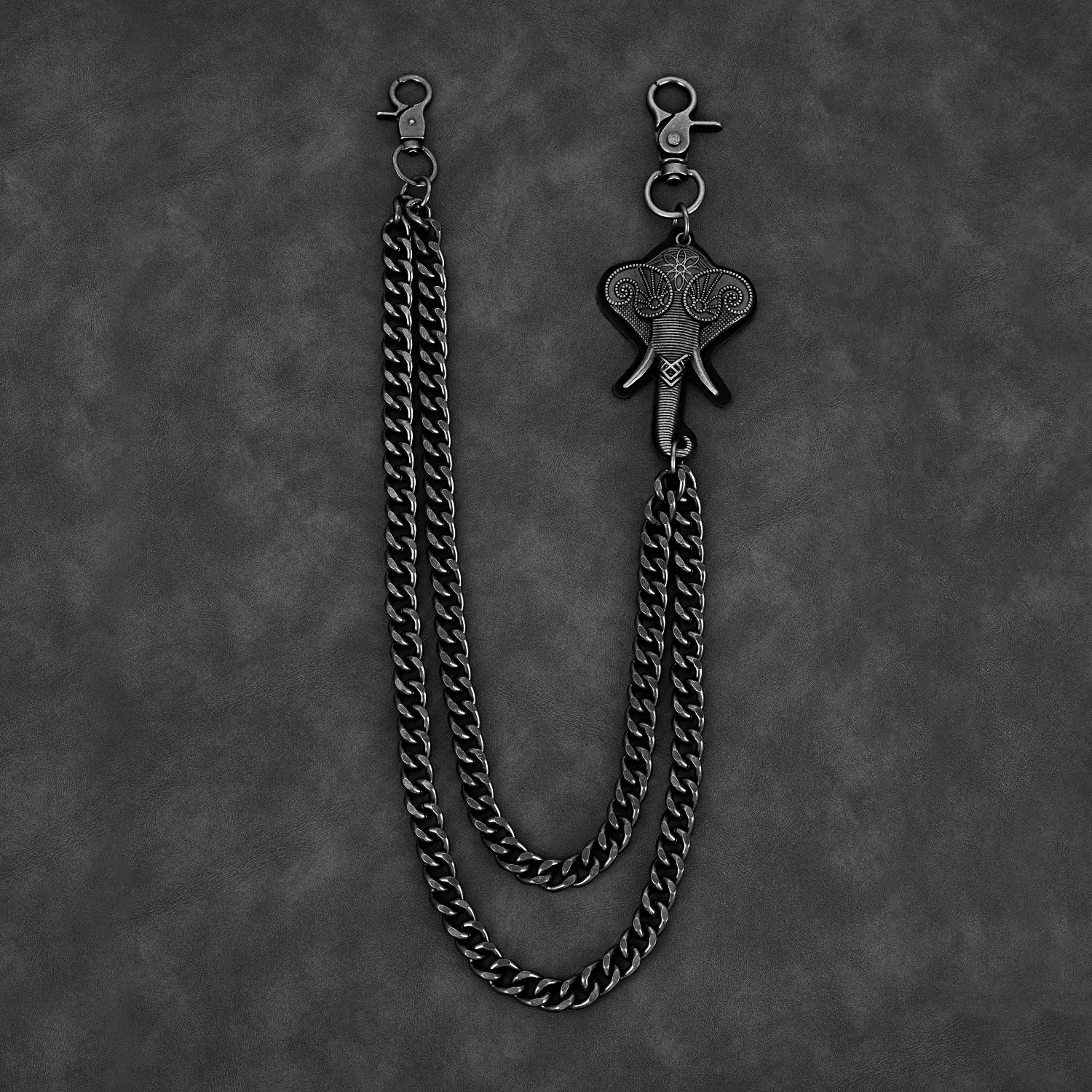 Double chain thick chain elephant pants chain