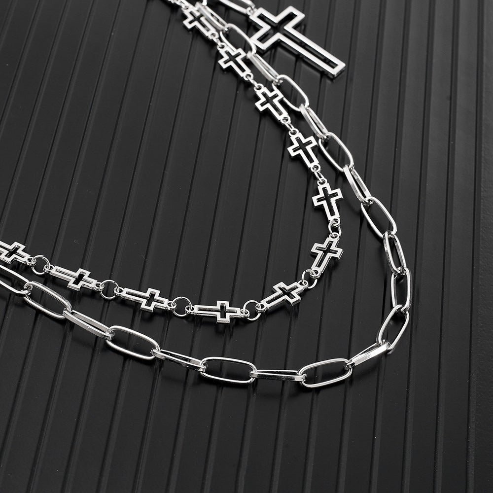 Personalized street hip-hop cross pants chain