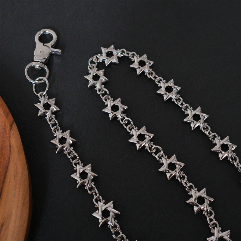 Original personalized five-pointed star waist chain