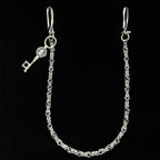 Purple-Dragon Bone Bead Pants Chain