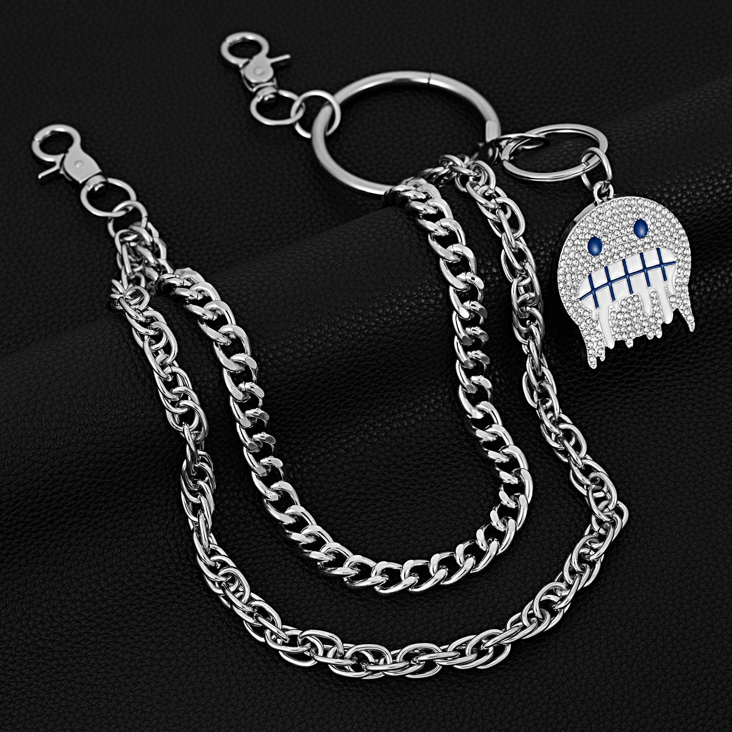 Combinable and detachable DIY keychain pants chain
