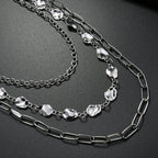 Simple multi-layer metal trouser chain
