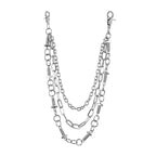 Personalized screw metal trouser chain