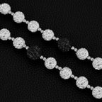 14mm large diamond ball diamond double chain trouser chain