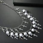 Original skull and ghost head pants chain