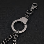 Cool handcuffs double chain pants chain