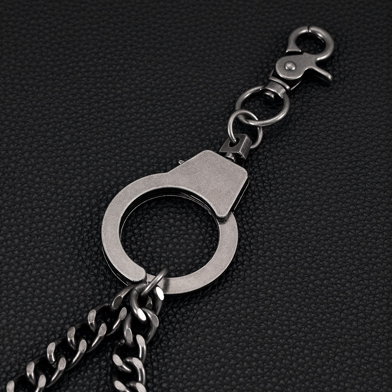 Cool handcuffs double chain pants chain