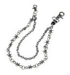 American style double-layer black trouser chain