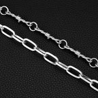 Double chain simple trendy jeans chain