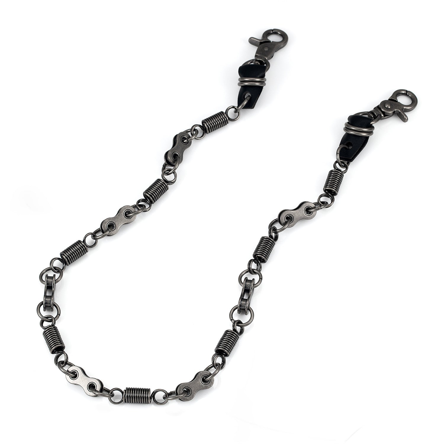 Dark spring trendy trouser chain