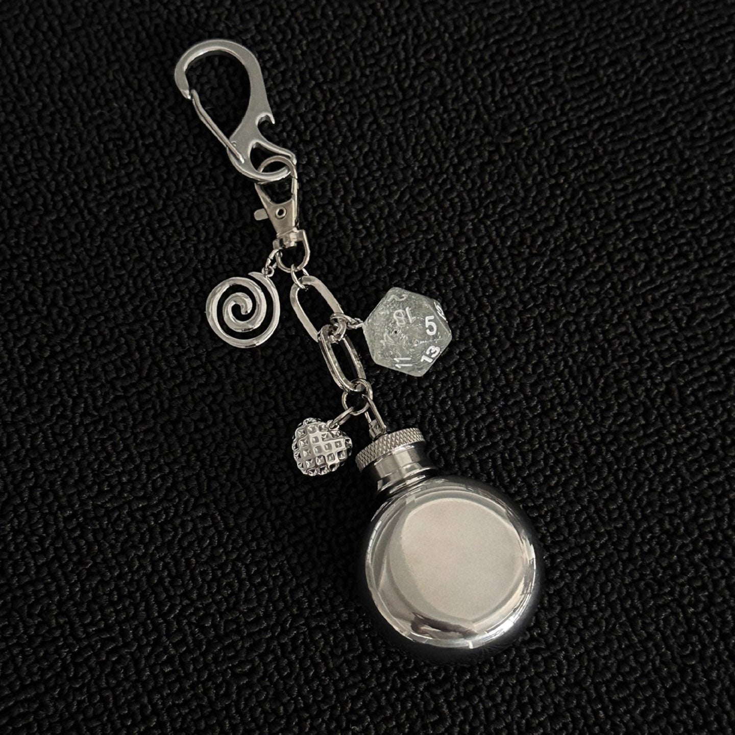 Strawberry Hip Pot Pendant Keychain