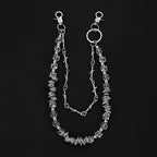 Special-shaped candy thorn double chain pants chain decoration