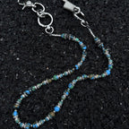 Volcanic stone waist pendant pants chain